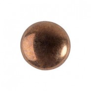 Cabuchon de vidrio par Puca® 14mm - Dark bronze 23980/14415